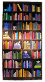 Bookshelf Pattern Quilt - A Free Pattern for Book Lovers - All Free Ck
