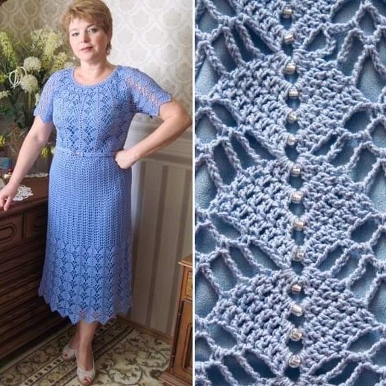 Crochet Dress for Grandma