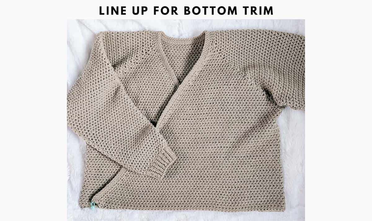 Crochet Ballet Wrap Sweater – Free Pattern